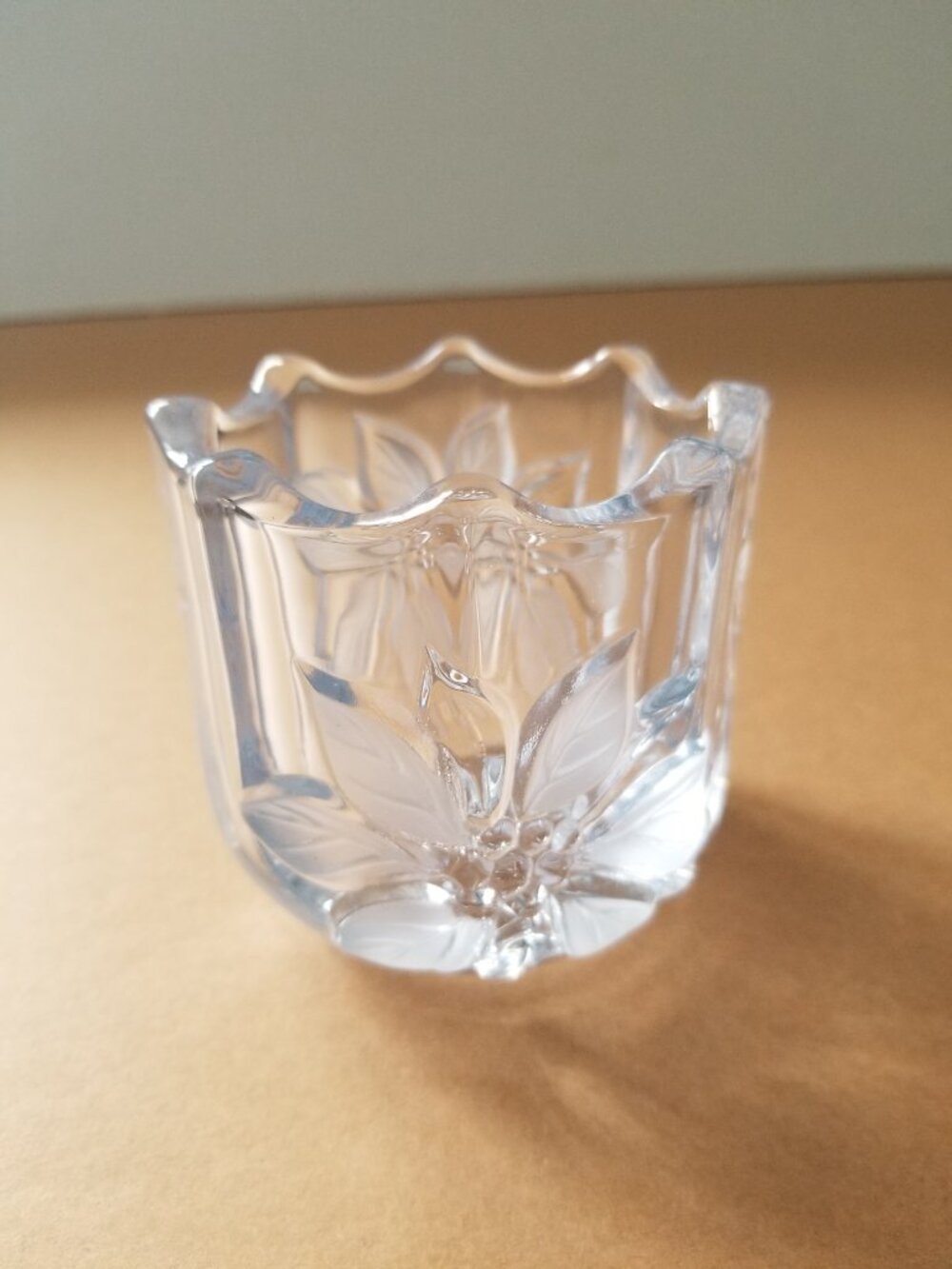 Mikasa Poinsetta Votive Candle Holder